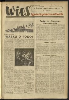 Wieś. 1950, R.7 nr 47 (278)