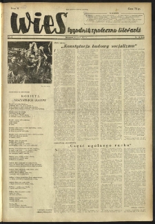 Wieś. 1952, R.9 nr 10 (344)