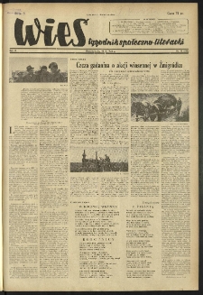 Wieś. 1952, R.9 nr 15 (349)