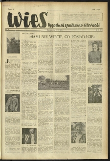 Wieś. 1952, R.9 nr 25 (359)