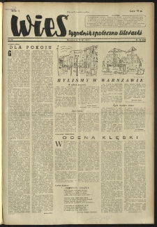 Wieś. 1952, R.9 nr 35 (369)