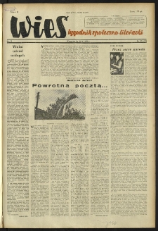 Wieś. 1952, R.9 nr 37 (371)