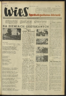 Wieś. 1952, R.9 nr 39 (373)