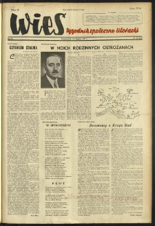 Wieś. 1952, R.9 nr 48 (382)