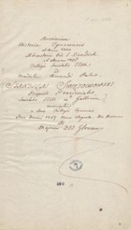 [Kr&oacute;tka historia Tyńca od roku 1000 do 1826]