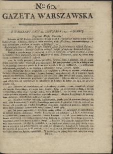 Gazeta Wolna Warszawska. R. 1794 Nr 60