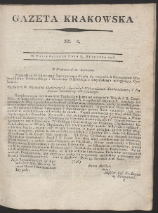 Gazeta Krakowska. R. 1796 Nr 6
