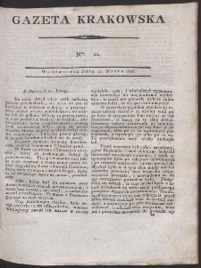 Gazeta Krakowska. R. 1796 Nr 21