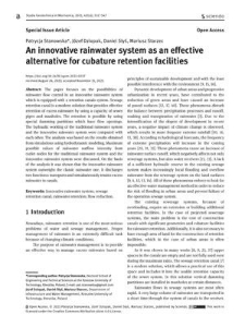 An innovative rainwater system as an effective alternative for cubature retention facilities