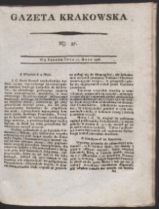 Gazeta Krakowska. R. 1796 Nr 37