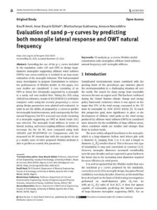 Evaluation of sand p–y curves by predicting both monopile lateral response and OWT natural frequency