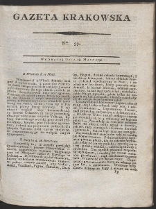 Gazeta Krakowska. R. 1796 Nr 39