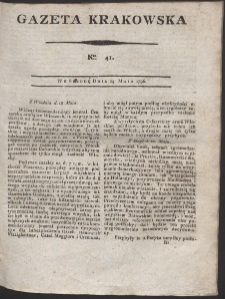 Gazeta Krakowska. R. 1796 Nr 41