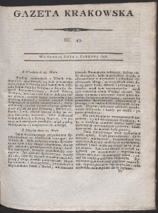 Gazeta Krakowska. R. 1796 Nr 43