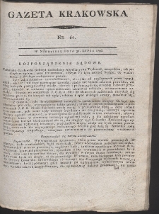 Gazeta Krakowska. R. 1796 Nr 60