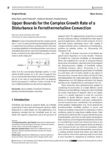 Upper Bounds for the Complex Growth Rate of a Disturbance in Ferrothermohaline Convection