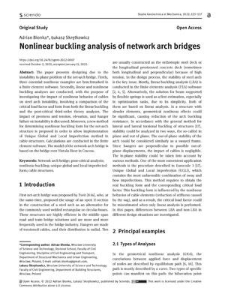 Nonlinear buckling analysis of network arch bridges