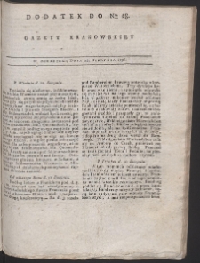 Gazeta Krakowska. R. 1796 Nr 68 (dodatek)