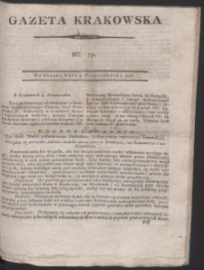 Gazeta Krakowska. R. 1796 Nr 79
