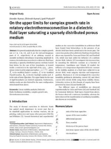 On the upper limits for complex growth rate in rotatory electrothermoconvection in a dielectric fluid layer saturating a sparsely distributed porous medium