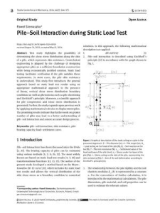 Pile–Soil Interaction during Static Load Test