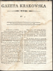 Gazeta Krakowska. R. 1798 Nr 3