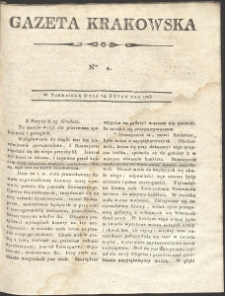 Gazeta Krakowska. R. 1798 Nr 4