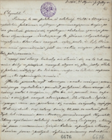[Mowa Zygmunta Miłkowskiego wygłoszona na obchodzie rocznicy powstania styczniowego w Brukseli oraz sprawozdanie Towarzystwa Polskiego w Li&eacute;ge z 1868 roku]
