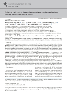 Biological and physical fitness adaptations in soccer players after jump training: a systematic scoping review