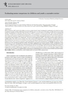 Evaluating motor competence in children and youth: a narrative review