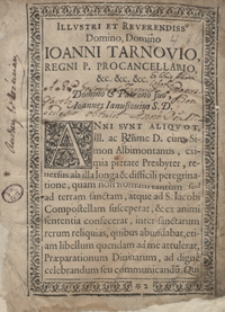 Praeparationes Devotae Ad Digne Celebrandum seu Communicandu[m] Cum Variis Orationibus Ex bonis et probatis Authoribus collectae [...]. - War. A