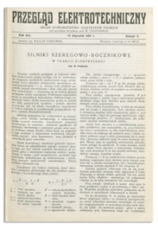 Przegląd Elektrotechniczny. Rok XIII, 15 Stycznia 1931, Zeszyt 2