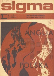 Sigma : magazyn problemowo-informacyjny Politechniki Wrocławskiej, 1973/1974, nr 1 (51)