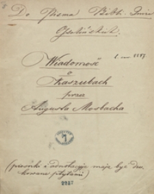 Wiadomość o Kaszubach