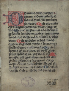 [Modlitewnik łaciński]