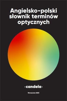 Angielsko-polski słownik terminów optycznych