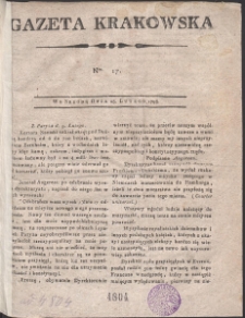 Gazeta Krakowska. R. 1798 Nr 17