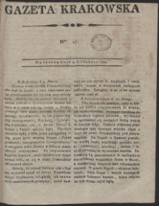 Gazeta Krakowska. R. 1798 Nr 27