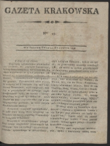 Gazeta Krakowska. R. 1798 Nr 29