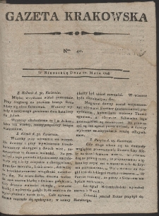 Gazeta Krakowska. R. 1798 Nr 40