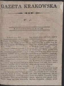 Gazeta Krakowska. R. 1798 nr 42