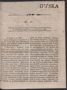 Gazeta Krakowska. R. 1798 Nr 46