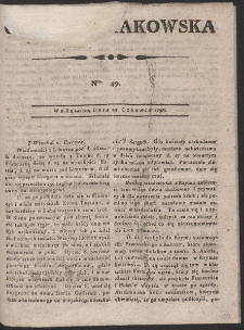 Gazeta Krakowska. R. 1798 Nr 49