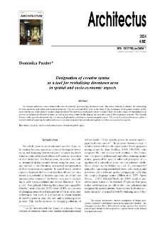 Designation of creative syntax as a tool for revitalizing downtown area in spatial and socio-economic aspects