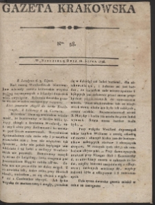 Gazeta Krakowska. R. 1798 Nr 58