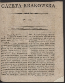 Gazeta Krakowska. R. 1798 Nr 102
