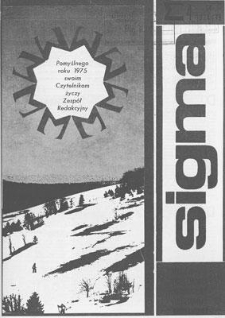Sigma : magazyn problemowo-informacyjny Politechniki Wrocławskiej, 1974/1975, nr 4 (64)
