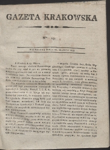 Gazeta Krakowska. R. 1799 Nr 23