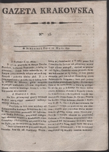 Gazeta Krakowska. R. 1799 Nr 38