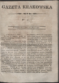 Gazeta Krakowska. R. 1799 Nr 40